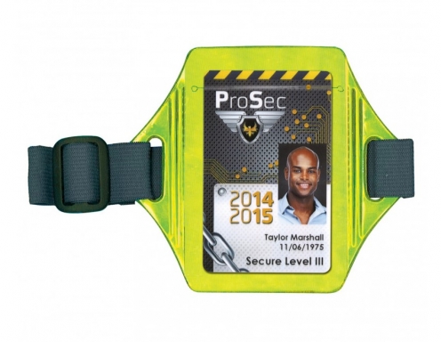 1453621 - Brassard porte-badge réfléchissant 