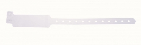 1474060 - Bracelet hôpital adulte transparent avec étiquette