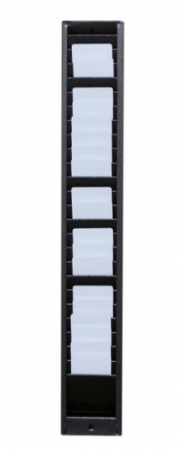 1457016 - Casier mural 25 badges  86x54 mm - Vertical 