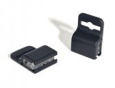 1455740 - Attache Porte-Badge Grip (Plastique Noir) - Lot de 100