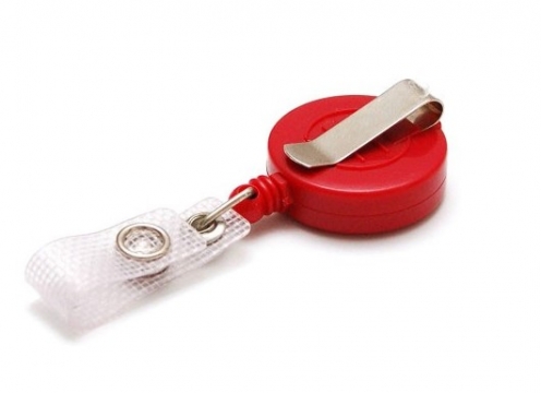 1460043  - Zip Enrouleur Rouge Avec Attache renforcée - Vue 2