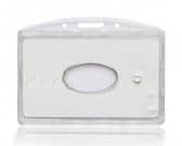 1454105- Porte-badges rigide 86x54 horizontal Protection RFID 