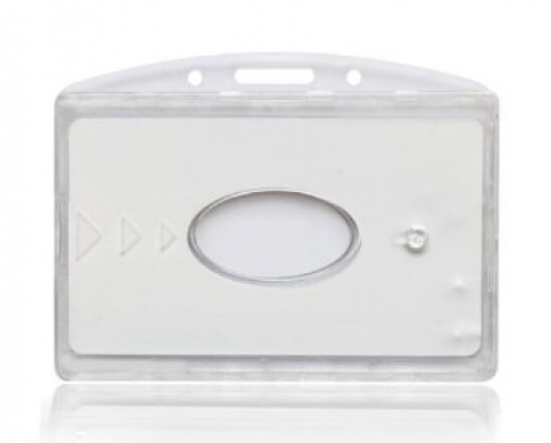 1454105- Porte-badges rigide 86x54 horizontal Protection RFID 