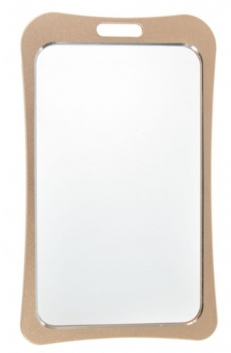 1454270 - Porte-badge métallisé cuivré (lot de 50) - Verticale