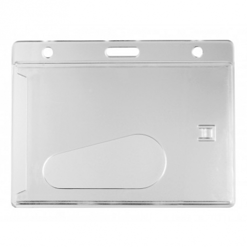 1451005 - Porte-badge dépoli double face 86x54 Horizontal