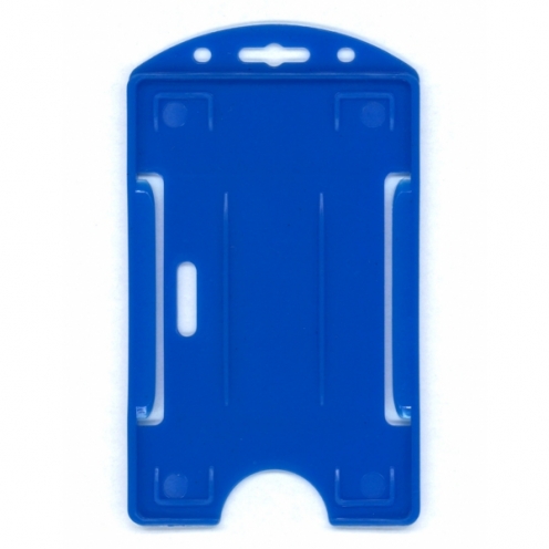 1455712 - Porte-badges rigide 86x54 perforation oblongue 2 rondes 