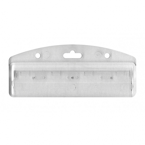 Porte-badge piste magnétique  86x54 double perforation