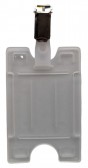 IDP64V - Porte-badge rigide protection 1 face - Lot de 100