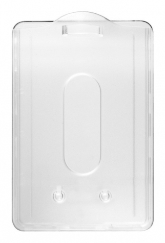 1454113 - Porte-badges rigide 86x54 avec glissière - Vertical