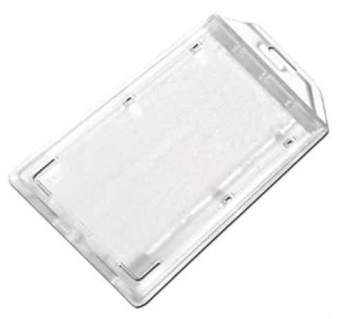 YA313-P - Porte-Badge Verrouillé avec Capuchon Permanent (Format vertival) 86x54