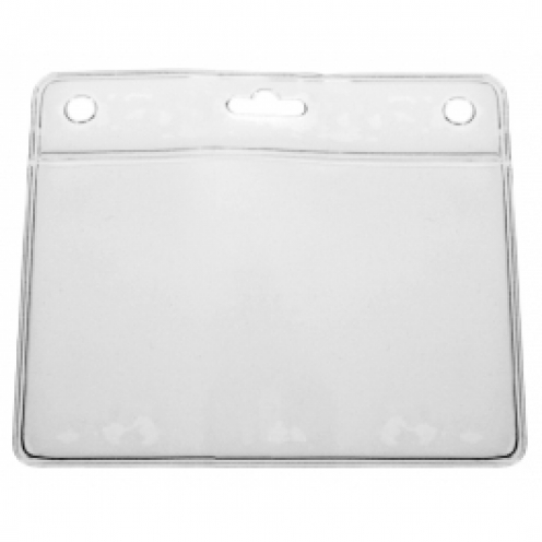 1453000 - Porte-badges souple 86x54 perforation oblongue 