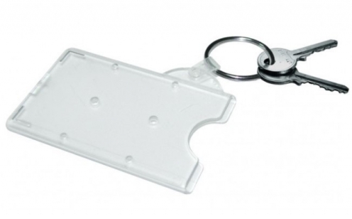 1452400 - Étui-cartes avec anneau porte-clés  (lot de 100)