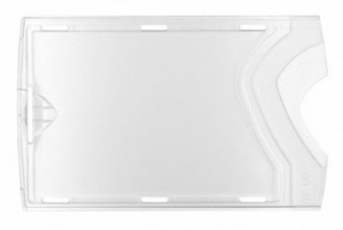 1454250 - Etui-cartes avec 2 faces aspect cristal - 86 x 54  (lot de 100)