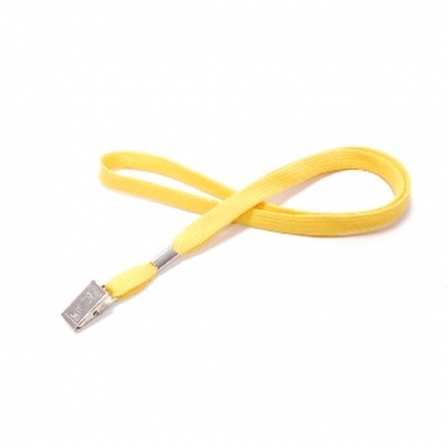 1436013 - Tour de cou Jaune Pince crocodile Bague métal