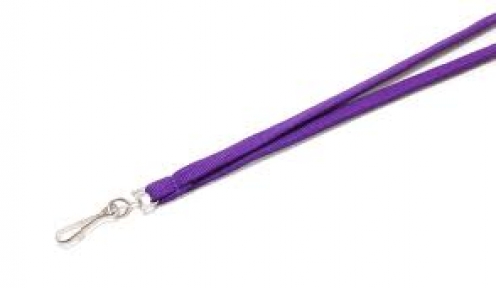 1437219 - tour de cou Violet Mousqueton métal Bague métal