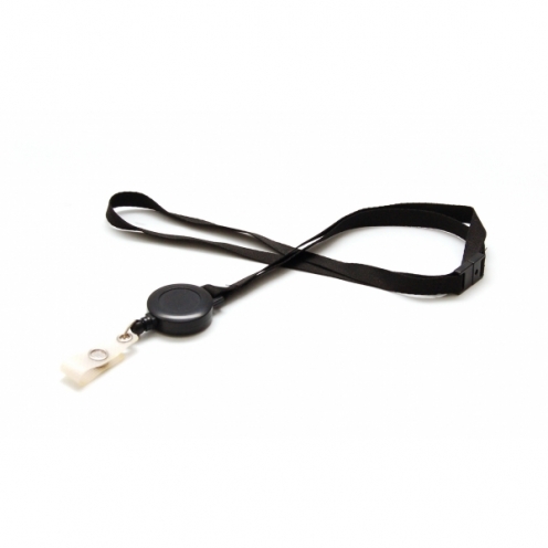 1437100 - Tour de cou plat Noir roi Zipcord