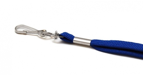 1437211 -Tour de cou Bleu roi Mousqueton métal Bague métal - Vue 2