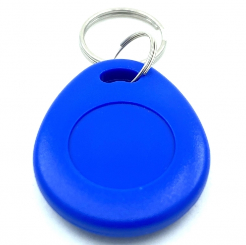 Porte-clés ABS d'identification Goute Bleu RFID TK4100 125khz - Vue 2