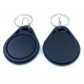 Porte-clés d'identification triangle arrondi noir RFID TK4100 125khz