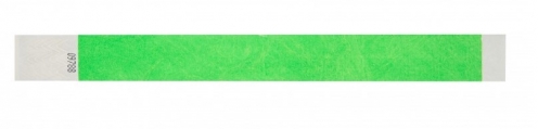 1474244 - Bracelet papier Vert Fluo indéchirable Tyvek 25 mm  - Vue 3