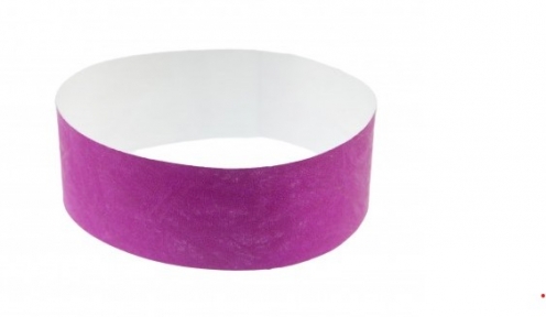 1474249 - Bracelet papier Violet indéchirable Tyvek 25 mm
