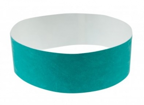 1475042- Bracelet papier Bleu-Vert indéchirable Tyvek 19 mm - Vue 2