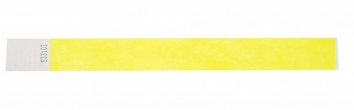 1475043 - Bracelet papier Jaune indéchirable Tyvek 19 mm   - Vue 2