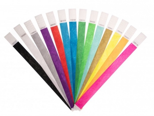 1475045 - Bracelet papier Rose-Fluo indéchirable Tyvek 19 mm - Vue 3