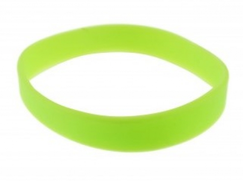 1474402 - Bracelet silicone - Vert sans marquage pour adulte 