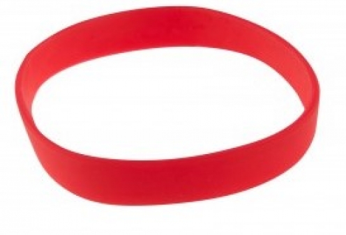 1474464 - Bracelet silicone - Rouge sans marquage pour enfant - Vue 3