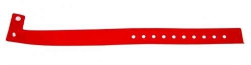 1474001 - Bracelet plastique vinyle Rouge Type L - brillant - Vue 2