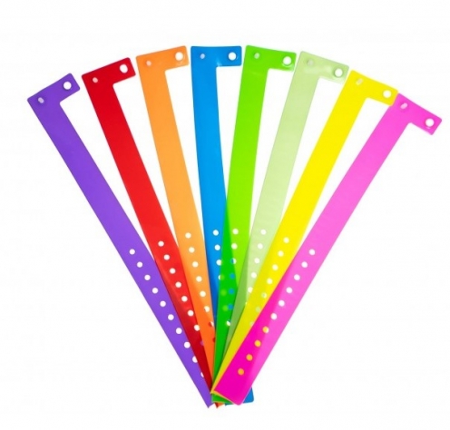 1474009 - Bracelet plastique vinyle Vert Type L - brillant  - Vue 3