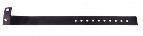 1474025 - Bracelet plastique vinyle Noir Type L - mat  - Vue 2