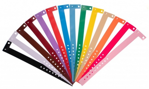 1474025 - Bracelet plastique vinyle Noir Type L - mat  - Vue 3