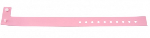 1474026 - Bracelet plastique vinyle Rose Type L - mat - Vue 2