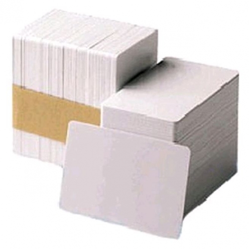 Carte PVC Blanche 0.50mm par 500