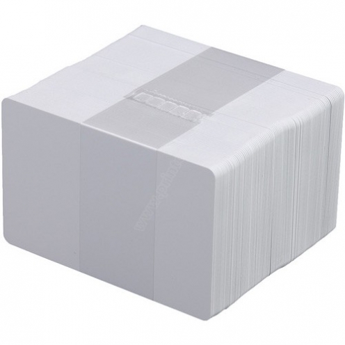 C4001 - Carte PVC Blanche Evolis High Trust 0.76mm - Lot de 500