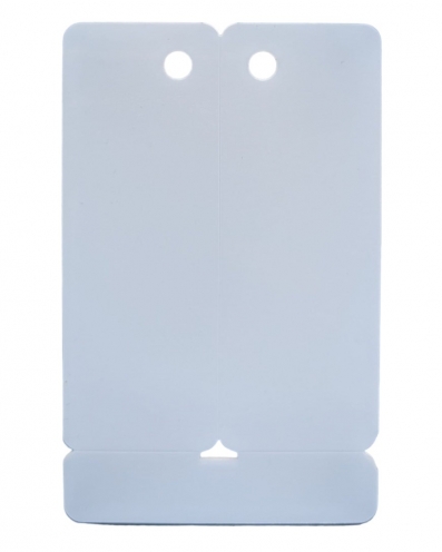 pvc-bi-carte - Cartes PVC pour Étiquettes-Clés - Lot de 100