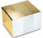 WF76-AI-GE - FOTODEK® Premium Ice avec bordure dorée holographique - Lot de 100