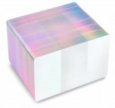 WF76-AI-SE  -  FOTODEK® Premium Ice avec bordure argentée holographique Lot de 100