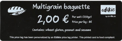 C8152 - Cartes PVC Noires Mat Evolis, Format 50x150 mm - Vue 3