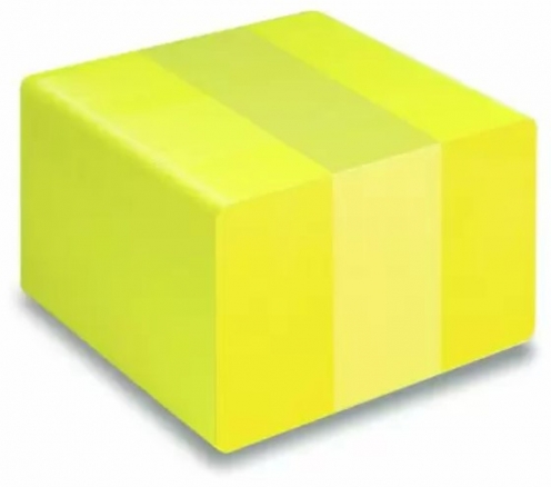 PVC1-YLS Carte PVC Jaune 0.76mm