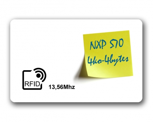 Carte PVC 0.76mm NXP RFID Mifare 4 ko 13,56Mhz Philips Originale