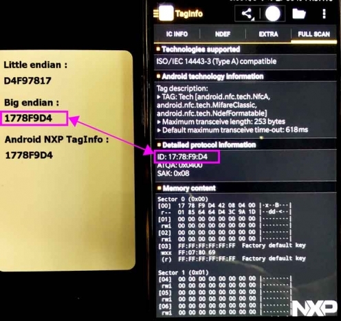 Carte SALTO 1k 13.56 MHz - Vue 2