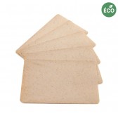 Lot de 100 cartes à imprimer en PLA/Bois haute qualité