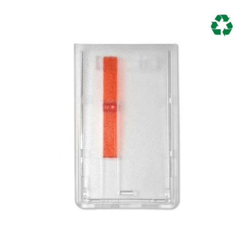 Porte-badge extraction facile pour une carte (lot de 100) - verticale