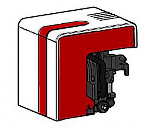 Bac d'alimentation Rouge pour Imprimantes Primacy - Evolis S10123
