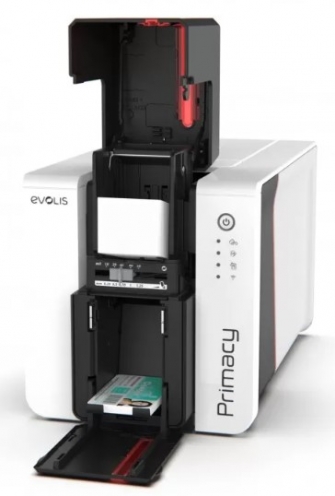 PM2D-GP3-E - Imprimante de Cartes Evolis Primacy 2 Duplex Expert Double Face USB Ethernet LED - Vue 2