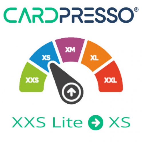 S-CP0915 - Mise à Jour CardPresso XXS Lite à XS - Licence digitale