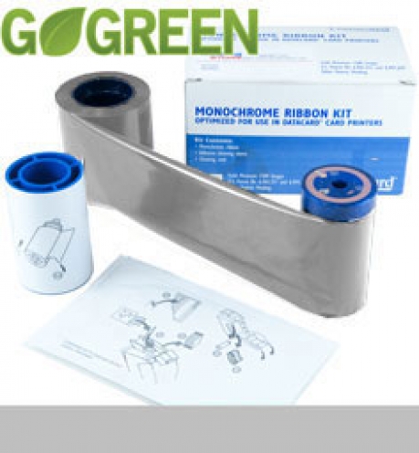 Ruban argent métallique 532000-054 Datacard